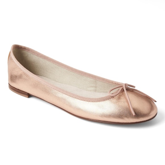rose gold ballet shoes